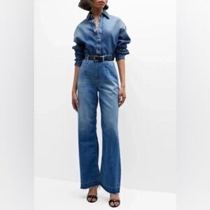 Frame Artrium Le Pixie High N Tight  wide leg high rise jeans
